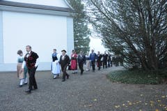 Einzug in die Kirche. (Bild: Philipp Unterschütz)