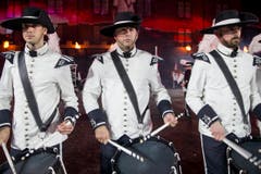 «Top Secret Drum Corps» (Bild: Keystone / Patrick Staub)