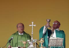 Pope Francis Sunday Mass on Revolution Square in Havana (Bild: Keystone)