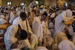 Die Reportage von Daniel Rihs für reformiert-saemann über das Dreifaltigkeitsfest eritreischer Flüchtlinge ... (Bild: Swiss Press Photo / Daniel Rihs)