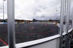 Die Oberwil Rebells haben ihr neues Spielfeld im Herti Nord eingeweiht. (Bild: Werner Schelbert)