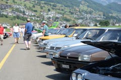 Manta-Treffen in Ennetbürgen am 8. August 2015. (Bild: Martin Uebelhart / Neue NZ)