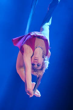 Beweglich ohne Ende: Anastasia Makeeva. (Bild: Keystone)