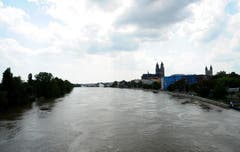 Blick auf die Elbe und den Magdeburger Dom. (Bild: Keystone)