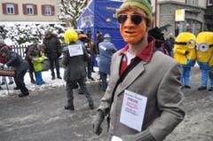 Am SchmuDo gehören die Einsiedler Strassen den Fasnächtlern. (Bild: René Hensler, maeuderball.ch)
