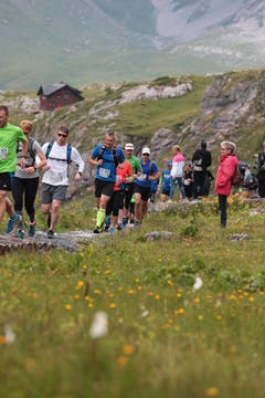 Der 6. Mountainman 2015 fotografiert auf der Melchsee-Frutt bei Obwalden am 25.07.2015. (Bild: Roger Zbinden (Neue LZ))