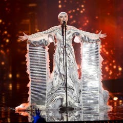 Nina Kraljic aus Kroatien performt ihren Song «Lighthouse». (Bild: MAJA SUSLIN)