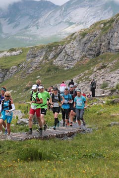 Der 6. Mountainman 2015 fotografiert auf der Melchsee-Frutt bei Obwalden am 25.07.2015. (Bild: Roger Zbinden (Neue LZ))
