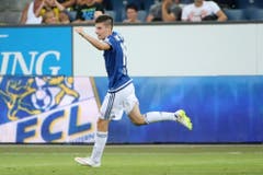 Einziger FCL-Torschütze ist in der 71. Minute Testspieler Frane Cirjak. (Bild: Philipp Schmidli)