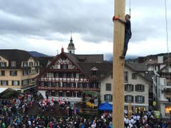 Nur frohe Gesichter am Sennen-Highlight des Jahres. (Bild: Edith Meyer, Bote der Urschweiz)