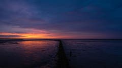 Sonnenuntergang in Husum (Bild: Silas Gigon)