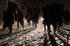Tschaeggaettae carnival in Switzerland (Bild: Keystone / Dominic Steinmann)