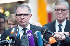 «Das war mit Abstand das Schlimmste der letzten 20 Jahre - seit ich in dieser Branche bin», sagte Lufthansa-Chef Carsten Spohr am Mittwoch nach dem Treffen mit den Angehörigen am Düsseldorfer Airport. (Bild: Keystone)