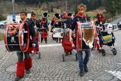 Nach einer fünfjährigen Pause erstmals wieder dabei: Die Gibelgugger... (Bild: Romano Cuonz (Neue NZ))