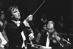 Claudio Abbado 1982 an den Internationalen Musikfestwochen - heute Lucerne Festival - in Luzern. (Bild: Archiv / Neue LZ)