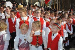 Nur frohe Gesichter am Sennen-Highlight des Jahres. (Bild: Edith Meyer, Bote der Urschweiz)