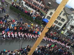 Nur frohe Gesichter am Sennen-Highlight des Jahres. (Bild: Edith Meyer, Bote der Urschweiz)