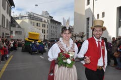 Nur frohe Gesichter am Sennen-Highlight des Jahres. (Bild: Edith Meyer, Bote der Urschweiz)
