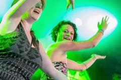 In Musik – und grünes Licght – getaucht. (Bild: André A. Niederberger / Neue NZ)