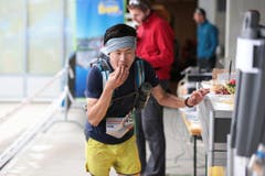 Der 6. Mountainman 2015 fotografiert auf der Melchsee-Frutt bei Obwalden am 25.07.2015. (Bild: Roger Zbinden (Neue LZ))
