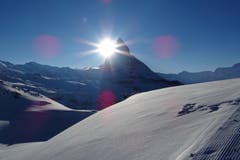 Traumsicht auf das Matterhorn, aufgenommen zwischen Rotenboden und Riffelberg. (Bild: Bruno Ringgenberg)