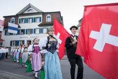 Impressionen von der Älperchilbi in Stans. (Bild: Urs Flüeler / Keystone)