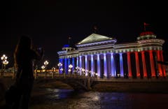 Das Museum für Archäologie in Skopje, Mazedonien. (Bild: EPA/GEORGI LICOVSKI)