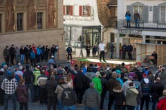 Das Publikum kam in Scharen. (Bild: Keystone / Urs Flüeler)