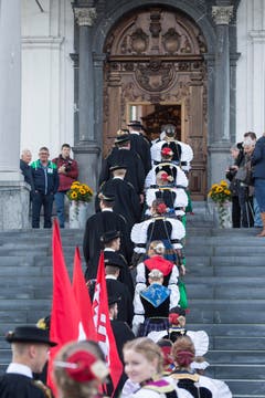 Impressionen von der Älperchilbi in Stans. (Bild: Urs Flüeler / Keystone)