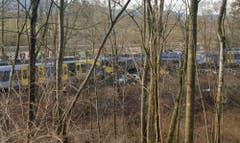 Die Unglücksstelle in der Nähe von Bad Aibling. (Bild: Sebastian Stepniewski)