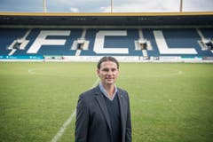 9. Januar 2018: Gerardo Seoane in der Swissporarena. (Bild: Pius Amrein)