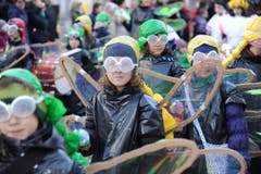 Impression der traditionellen «Schuäl-Chatzämüüsig» in Altdorf. (Bild: Urs Hanhart (30. Januar 2018, Altdorf))