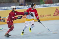 Der Portugiese Justin Cabral (links)) gegen den Schweizer Patrick Luethi. (Bild: Maria Schmid (Neue ZZ))