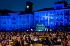 Der Eröffnungsabend auf der Piazza Grande in Locarno. (Bild: Keystone)