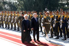 Johann Schneider-Ammann, Hassan Rouhani (Bild: Ebrahim Noroozi)