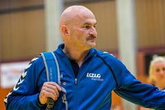 Der Zuger Trainer Damian Gwerder. (Bild: Christian H.Hildebrand / ZZ)