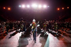 «Massed Military Bands» und «Massed Pipes and Drums» (Bild: Keystone / Patrick Staub)