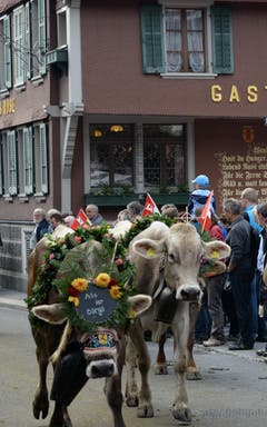 Etwas wehmütige Botschaft an die Zuschauer: "Ade ier Bärgä." (Bild: Robert Hess (Neue OZ))