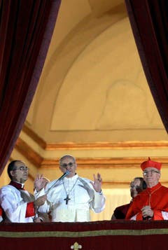 Franziskus ist der erste Papst aus dem Kontinent Amerika und ausserhalb Europas. (Bild: Keystone)