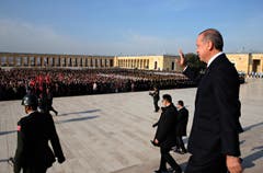 Der Prunkbau wurde in Ankara in einem Naturschutzgebiet errichtet. (Bild: KEYSTONE)