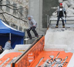 Impressionen vom 10. Winkelride auf dem Stanser Dorfplatz. 19. November 2016, Bild Oliver Mattmann (Bild: Oliver Mattmann)