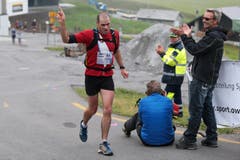 Sieger des Marathons ist Christoph Schnider. (Bild: Roger Zbinden (Neue LZ))