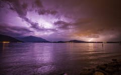 Gewitter über der Rigi (Bild: Leserbild Daniel Hegglin)