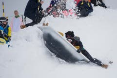 SCHWEIZ BADEWANNEN RENNEN (Bild: Keystone / Urs Flüeler)