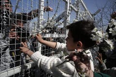 Refugees situation in Idomeni, Greece, at the border with FYROM (Bild: Keystone)