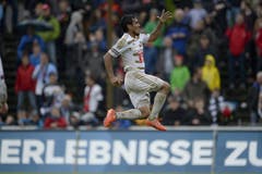 Der Luzerner Dario Lezcano feiert ein Tor. (Bild: Keystone)