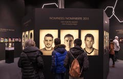 Einen Vorgeschmack auf das neue Museum der Fifa liefert die Sonderausstellung «Fifa Ballon d'Or», ... (Bild: Keystone / Patrick B. Krämer)