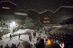 Tschaeggaettae carnival in Switzerland (Bild: Keystone / Dominic Steinmann)