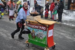 Am SchmuDo gehören die Einsiedler Strassen den Fasnächtlern. (Bild: René Hensler, maeuderball.ch)