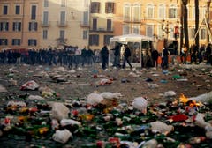 Italy Soccer Europa League Clashes (Bild: Keystone)